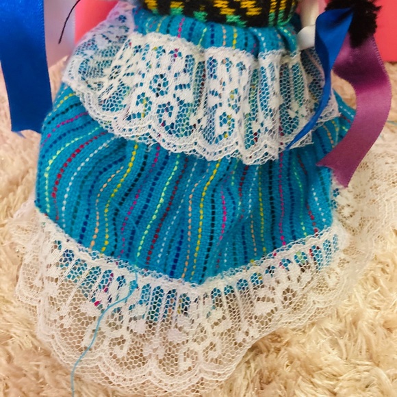 Vintage Handmade Doll from Mexico - Picture 2 of 6